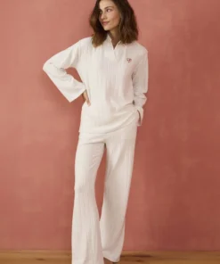 Pyjama Thermolactyl en maille côtelée