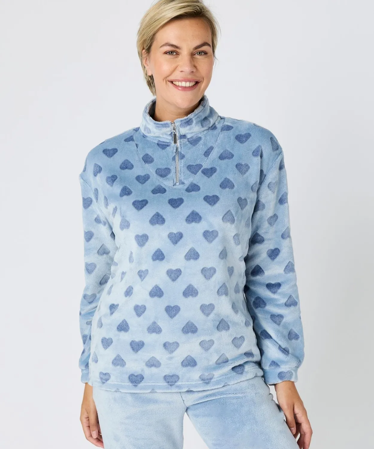 Pyjama Thermolactyl en maille polaire embossée