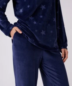 Pyjama Thermolactyl en velours côtelé et embossé