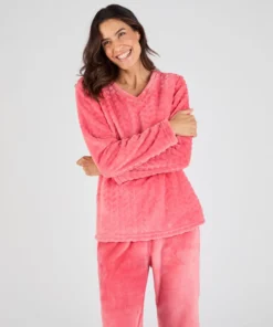 Pyjama Thermolactyl maille reliéfée