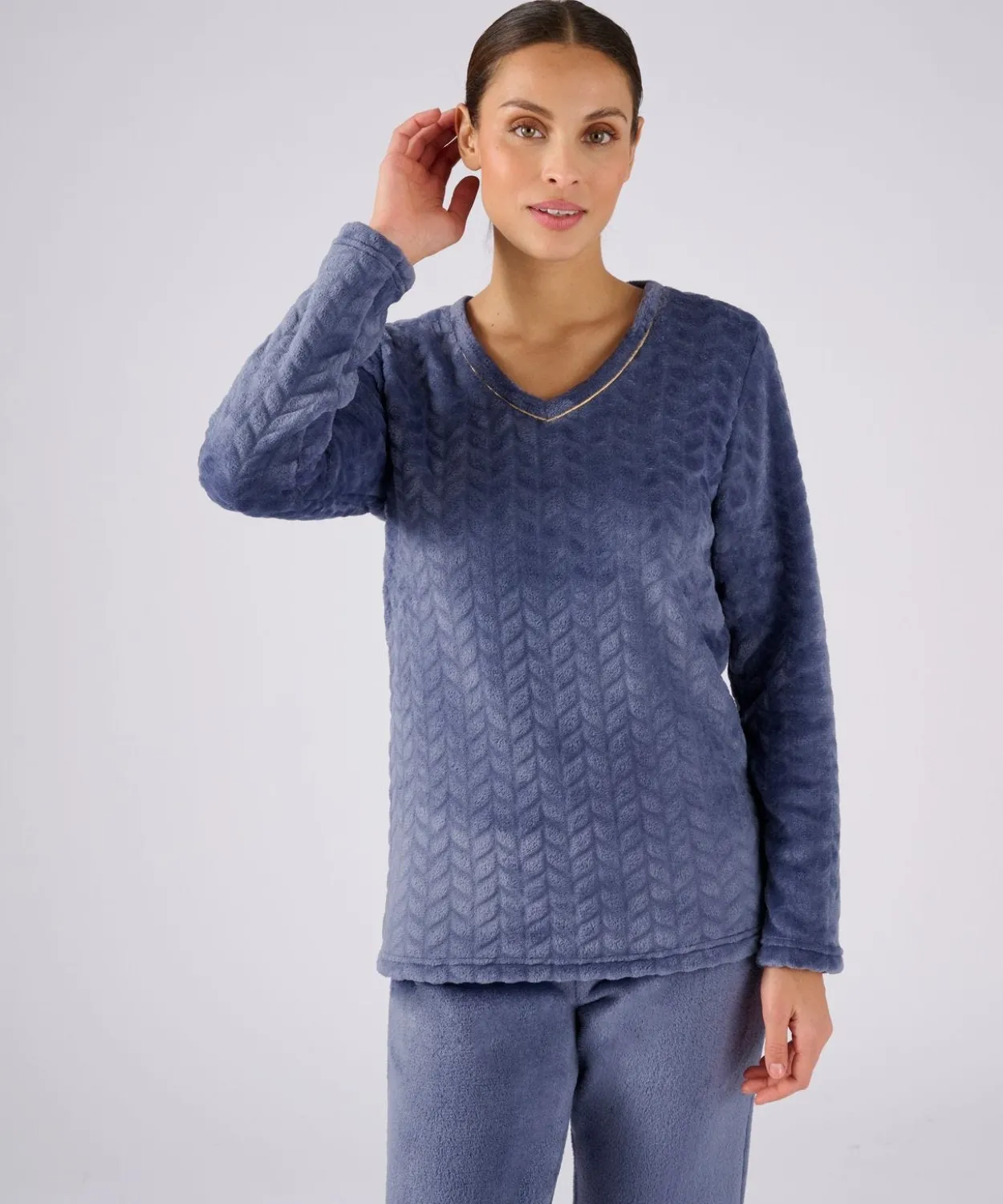 Pyjama Thermolactyl maille reliéfée