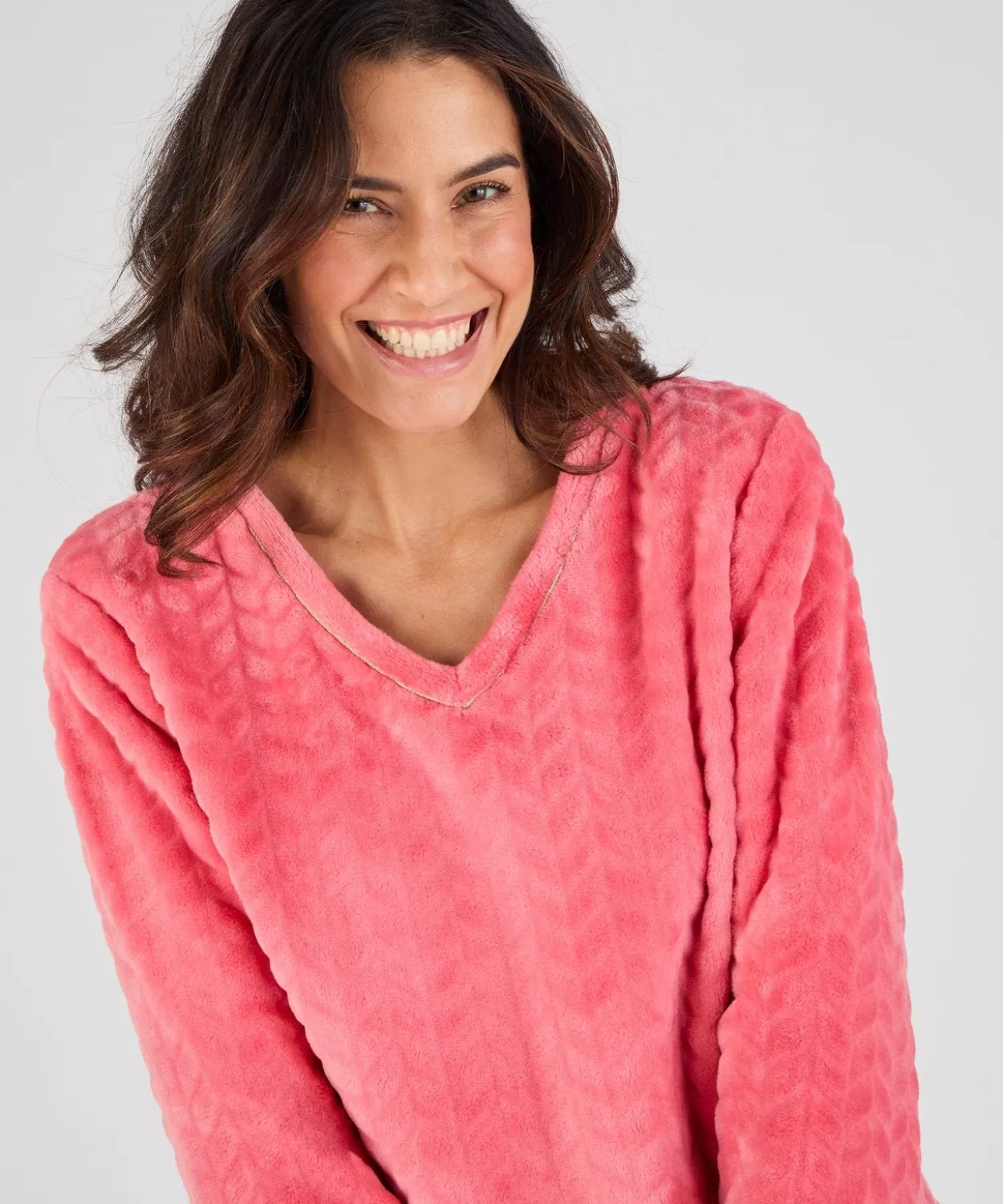 Pyjama Thermolactyl maille reliéfée