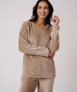Pyjama Thermolactyl maille reliéfée