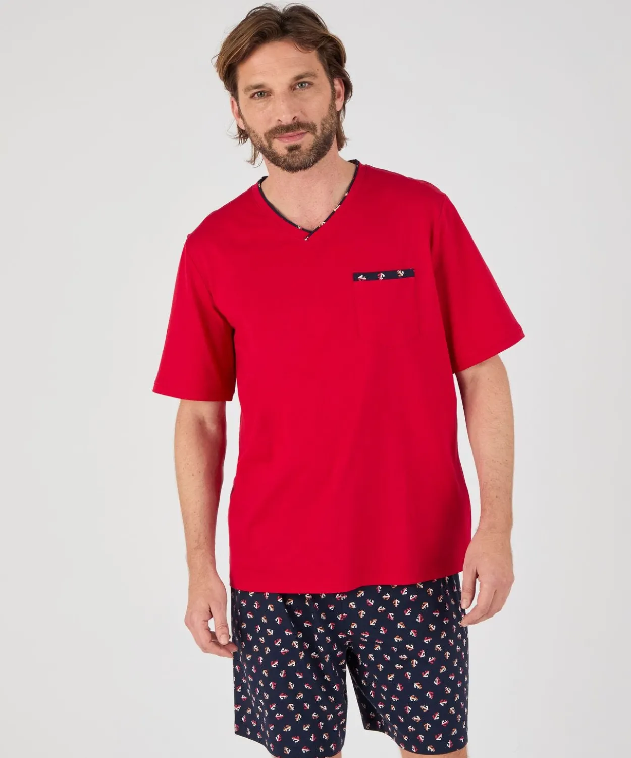 Pyjashort en maille jersey