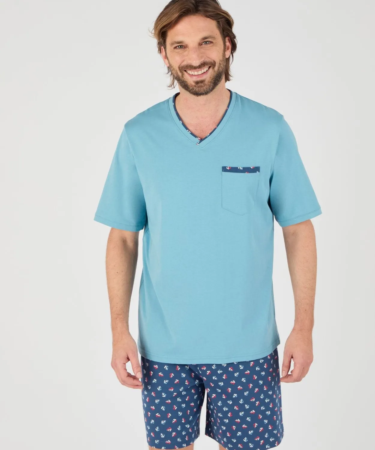 Pyjashort en maille jersey