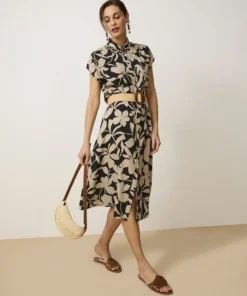 Robe-chemise pure viscose