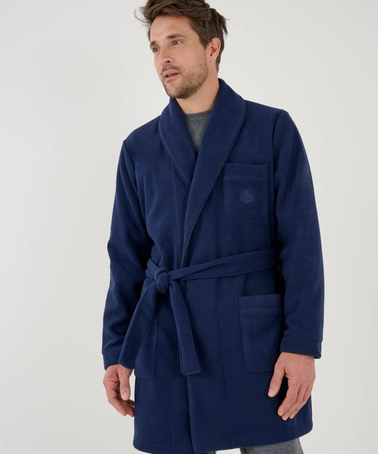 Robe de chambre courte Thermolactyl en maille polaire