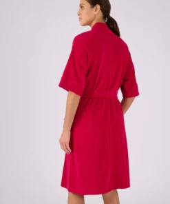 Robe de chambre forme kimono, maille bouclette