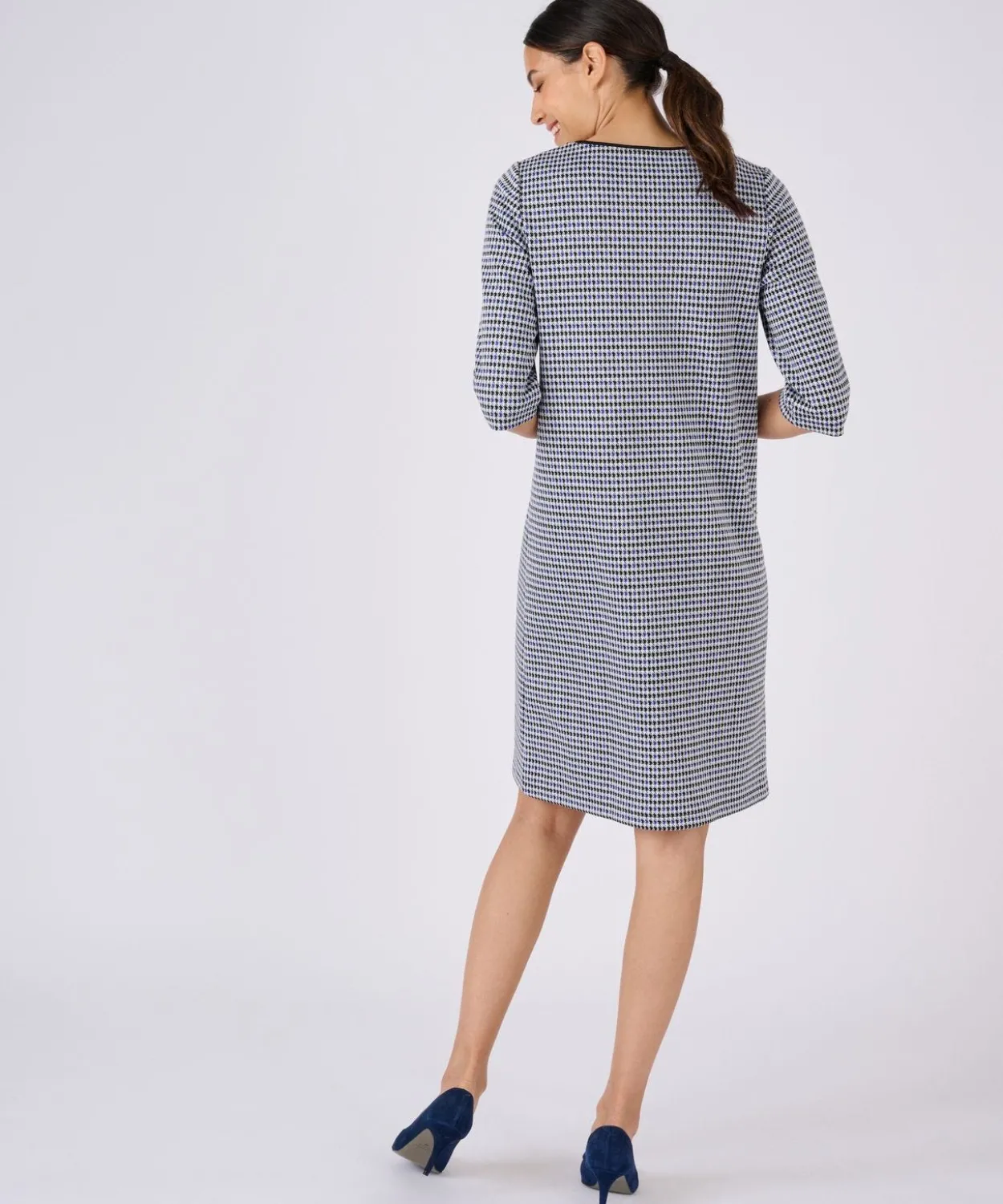 Robe en maille milano jacquard
