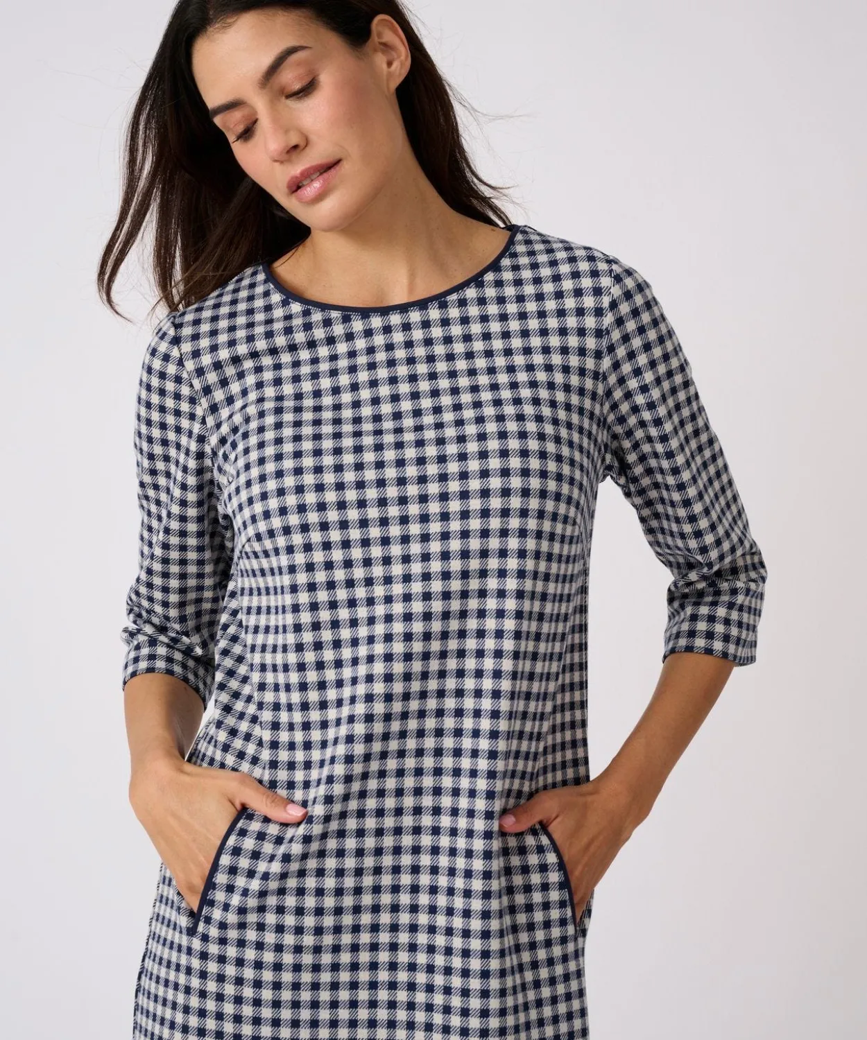 Robe en maille milano jacquard