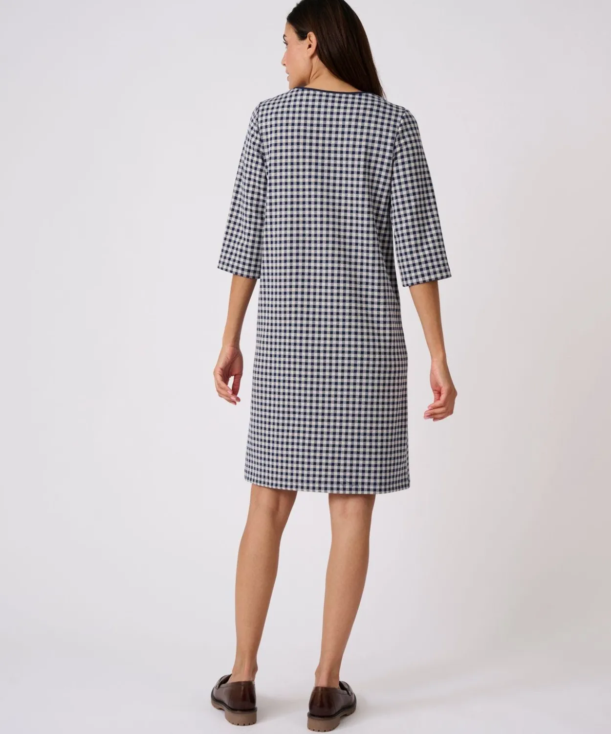 Robe en maille milano jacquard