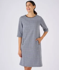 Robe en maille milano jacquard