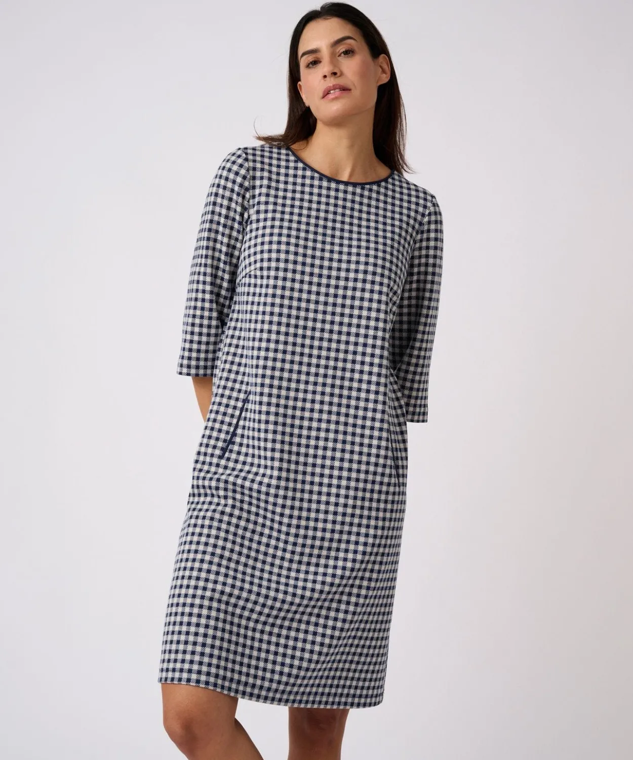 Robe en maille milano jacquard