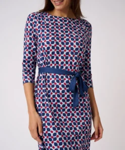 Robe imprimée maille chaude