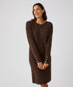 Robe-pull imprimé animalier Thermolactyl