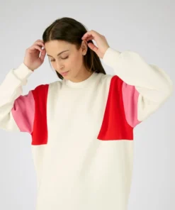 Robe sweat-shirt colorblock Thermolactyl