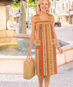 Robe-tablier provençal