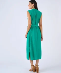 Robe tissu créponné pure viscose