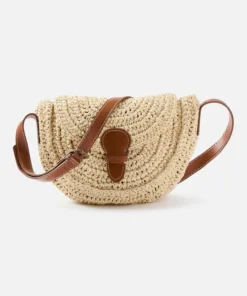Sac besace tressé