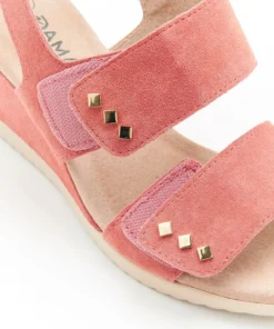 Sandales compensées à scratchs
