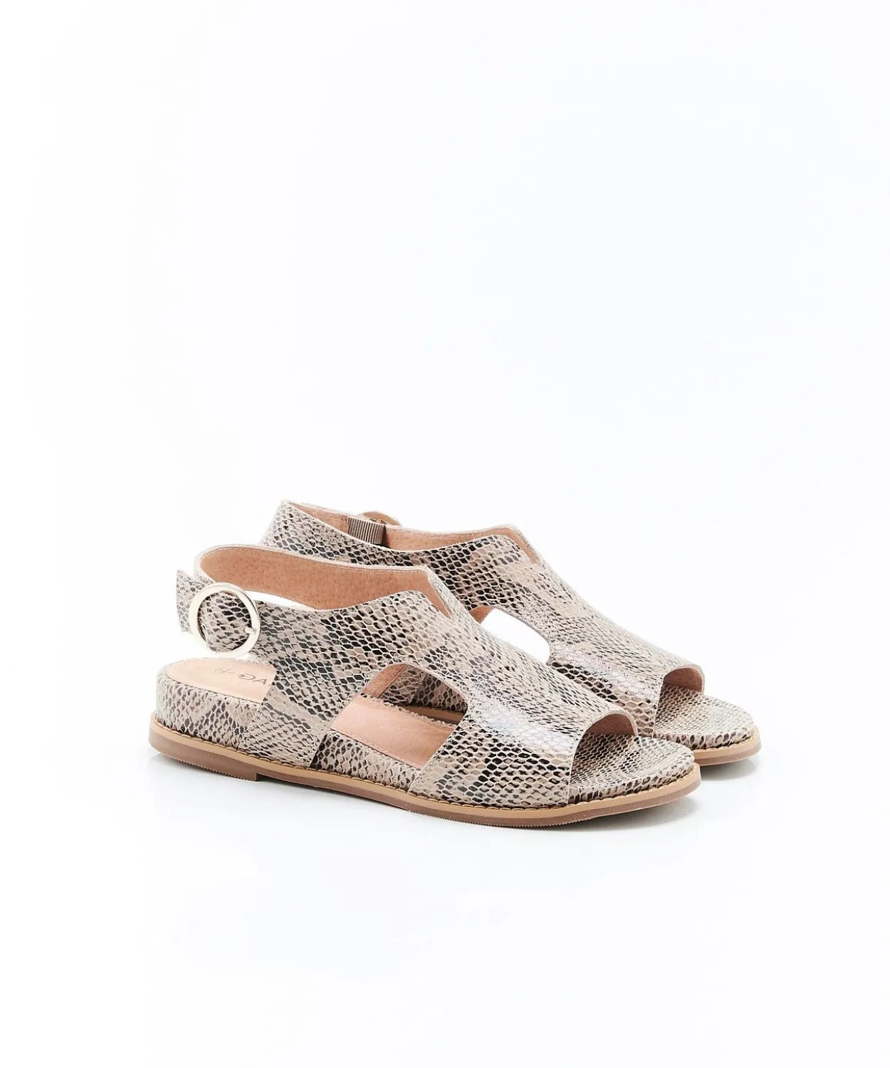 Sandales motif animalier