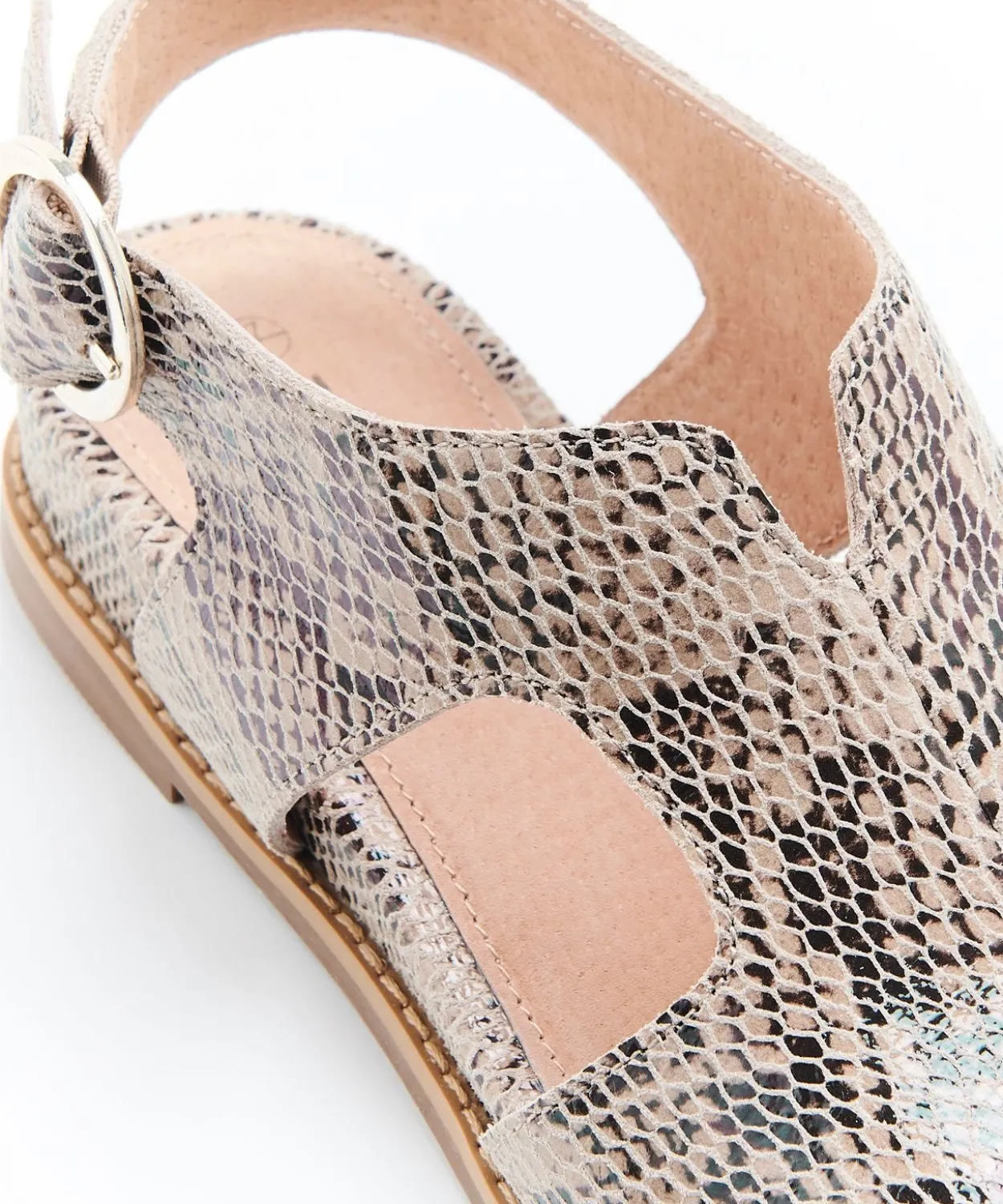 Sandales motif animalier
