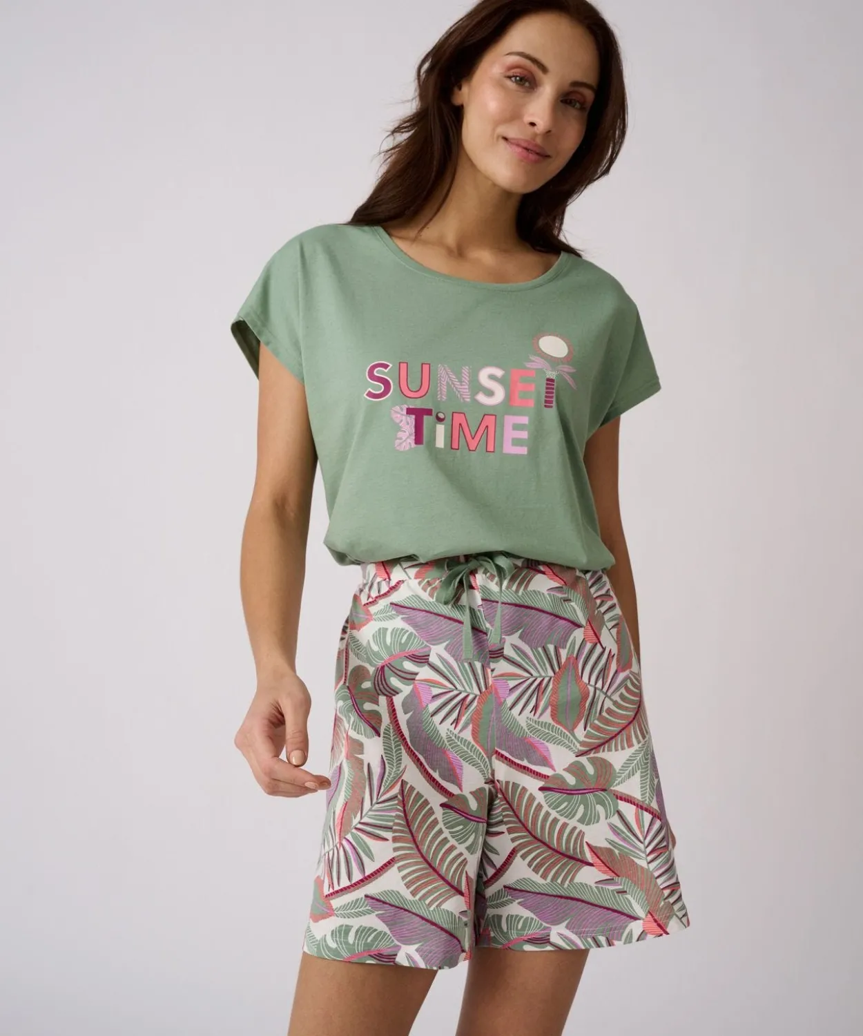 Short de pyjama pur coton