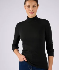 Sous-pull col montant Thermolactyl et soie en maille côtelée