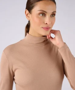 Sous-pull col montant Thermolactyl et soie en maille côtelée