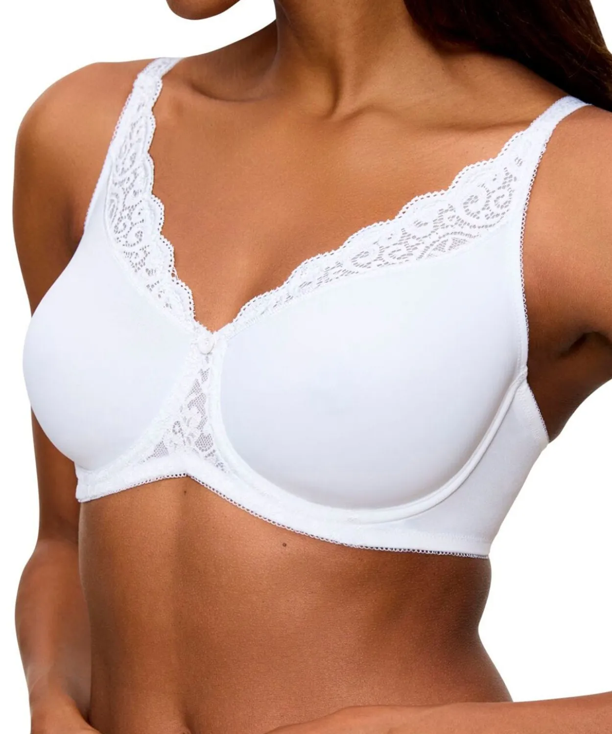 Soutien-gorge à armatures maille et dentelle Amourette de Triumph