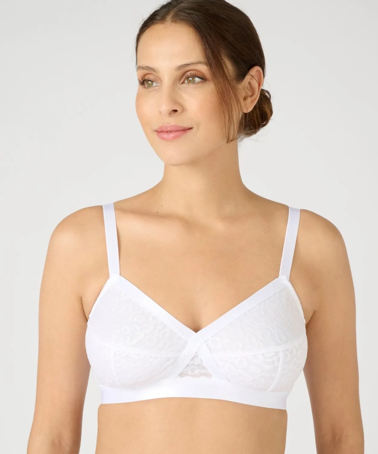 Soutien-gorge croisé grand maintien sans armatures