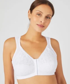 Soutien-gorge dos droit sans armatures ouvert devant