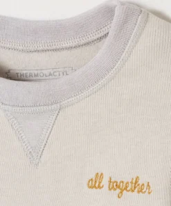 Sweat-shirt enfant molleton gratté Thermolactyl Sensitive