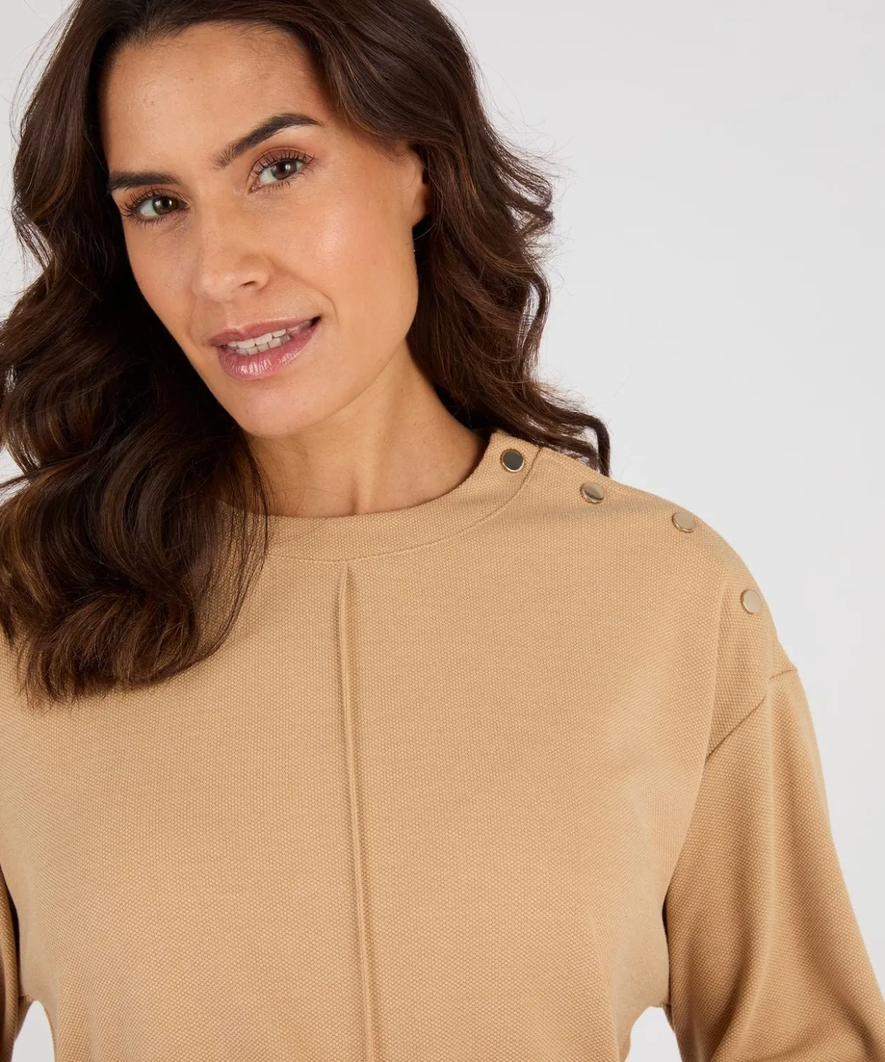 Sweat-shirt en maille piquée