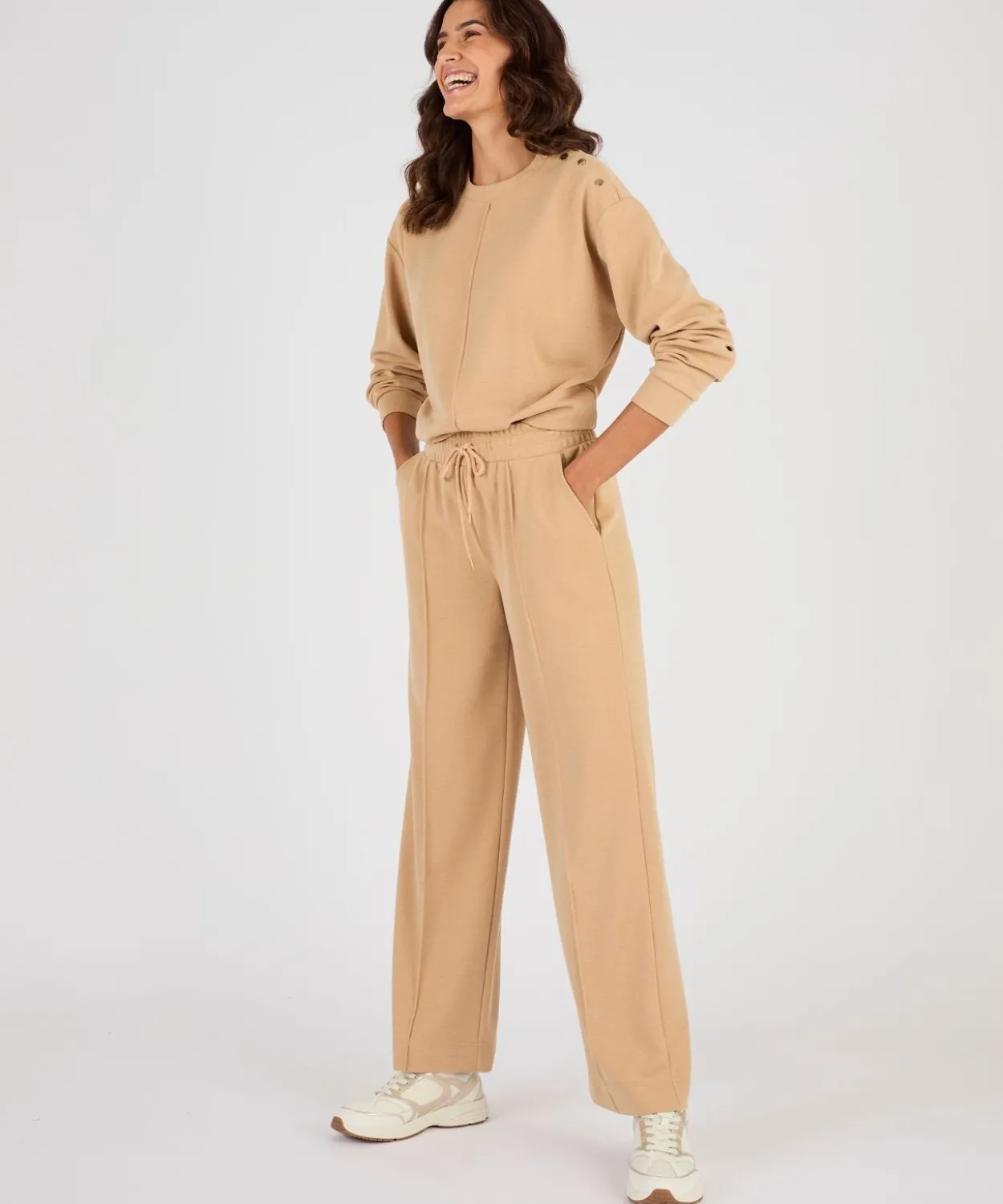 Sweat-shirt en maille piquée