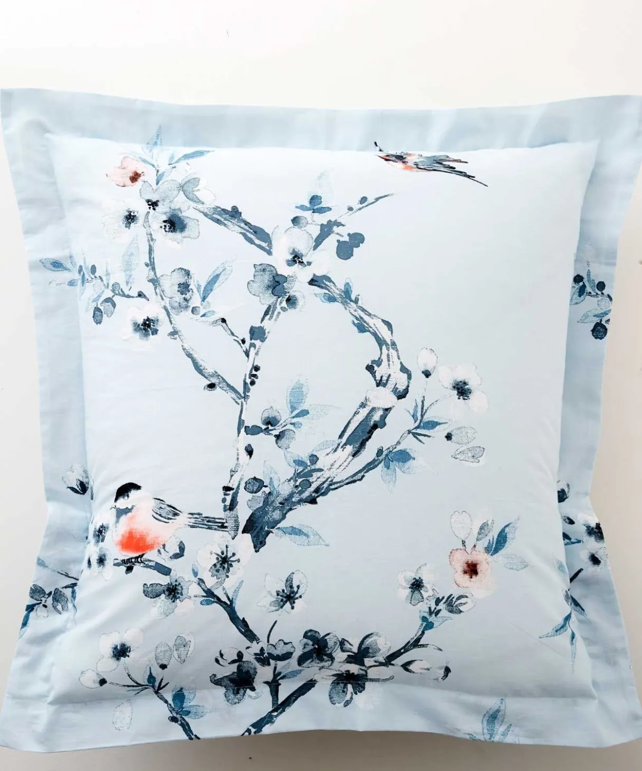 Taie d'oreiller Pinson pur coton