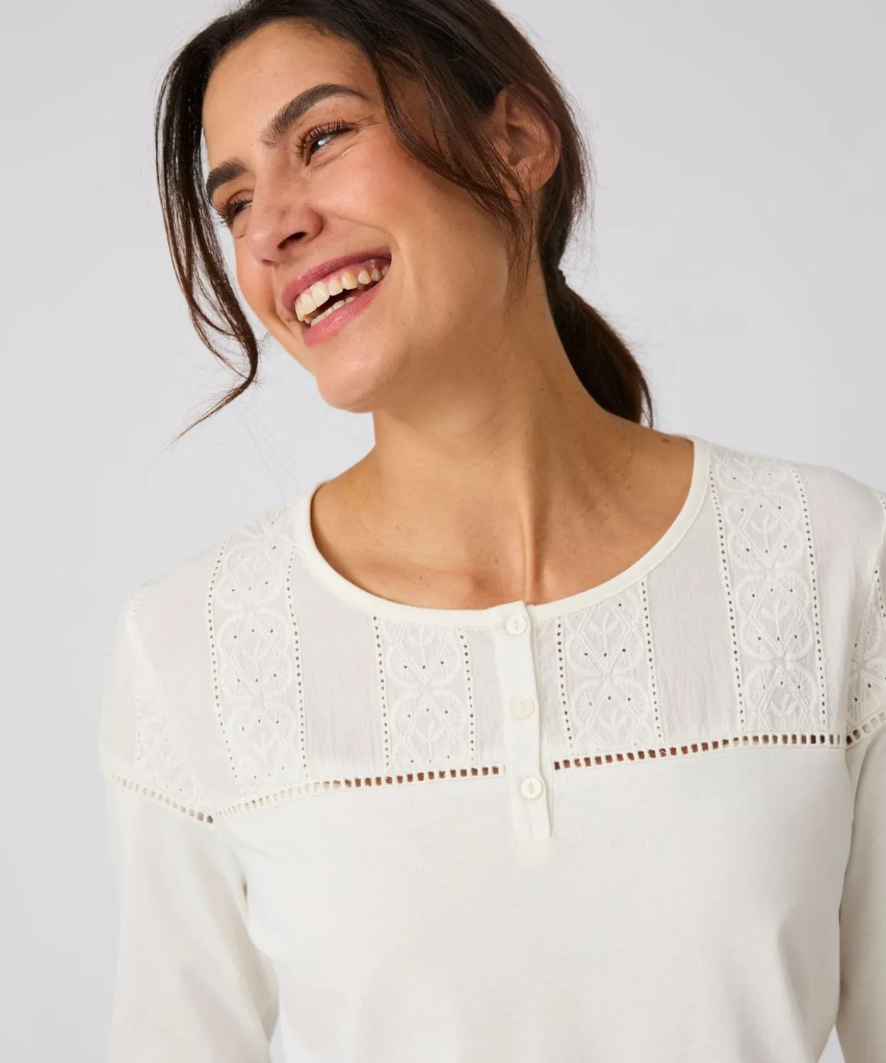 T-shirt bi-matière