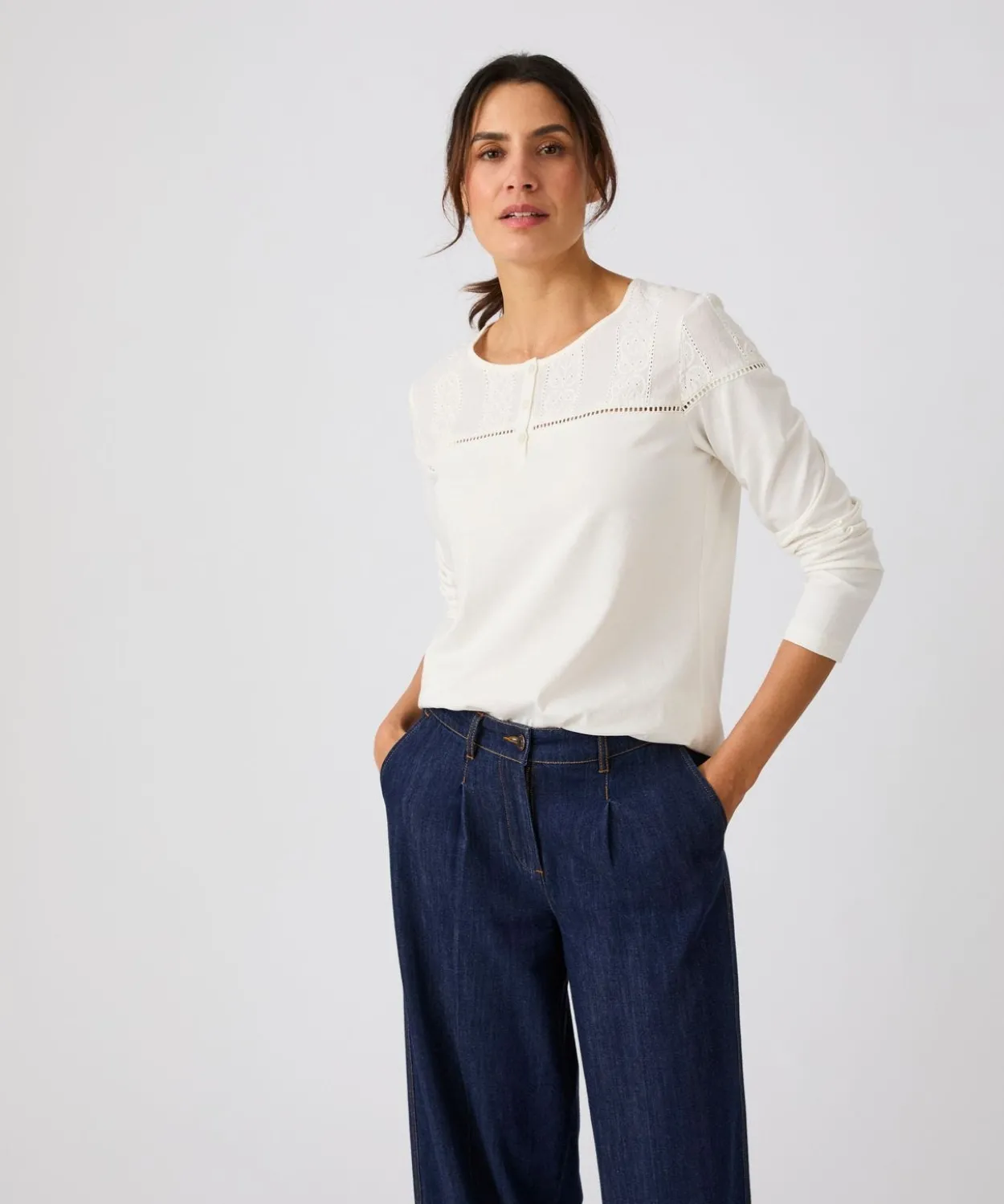 T-shirt bi-matière