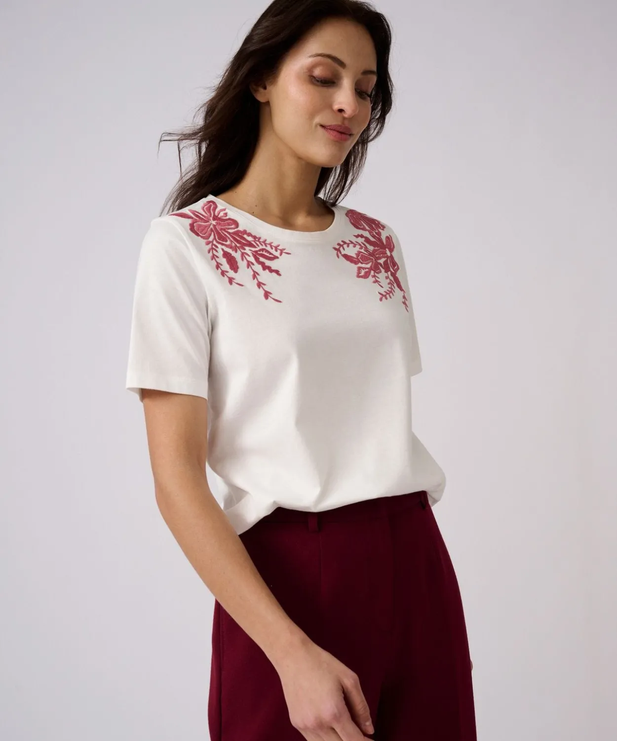 T-shirt brodé