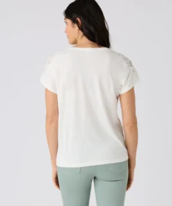 T-shirt Climatyl détail dentelle