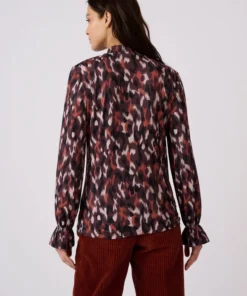 T-shirt col montant en maille chaude