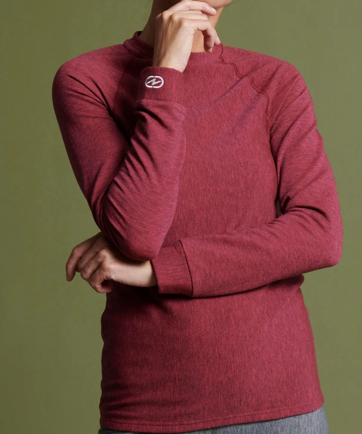 T-shirt col rond Comfort Thermolactyl 3 femme