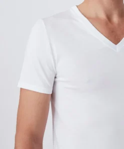 T-shirt col V Climatyl en maille jersey