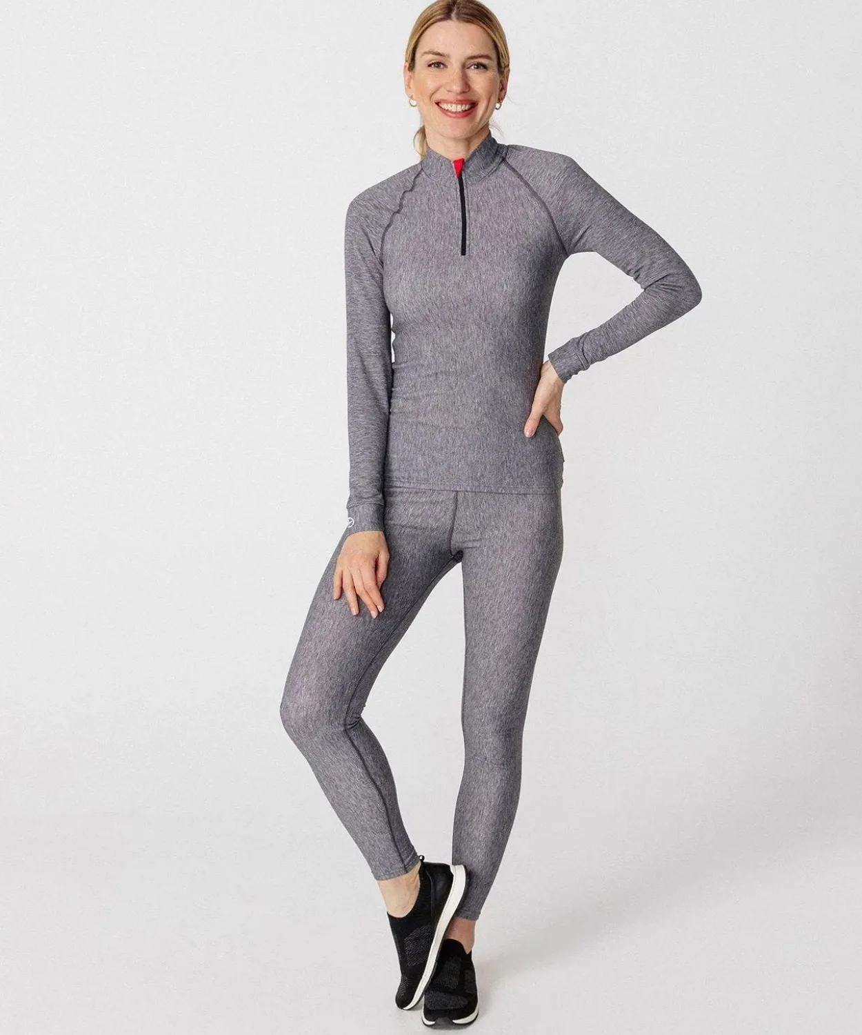 T-shirt col zippé Comfort Thermolactyl 5 femme