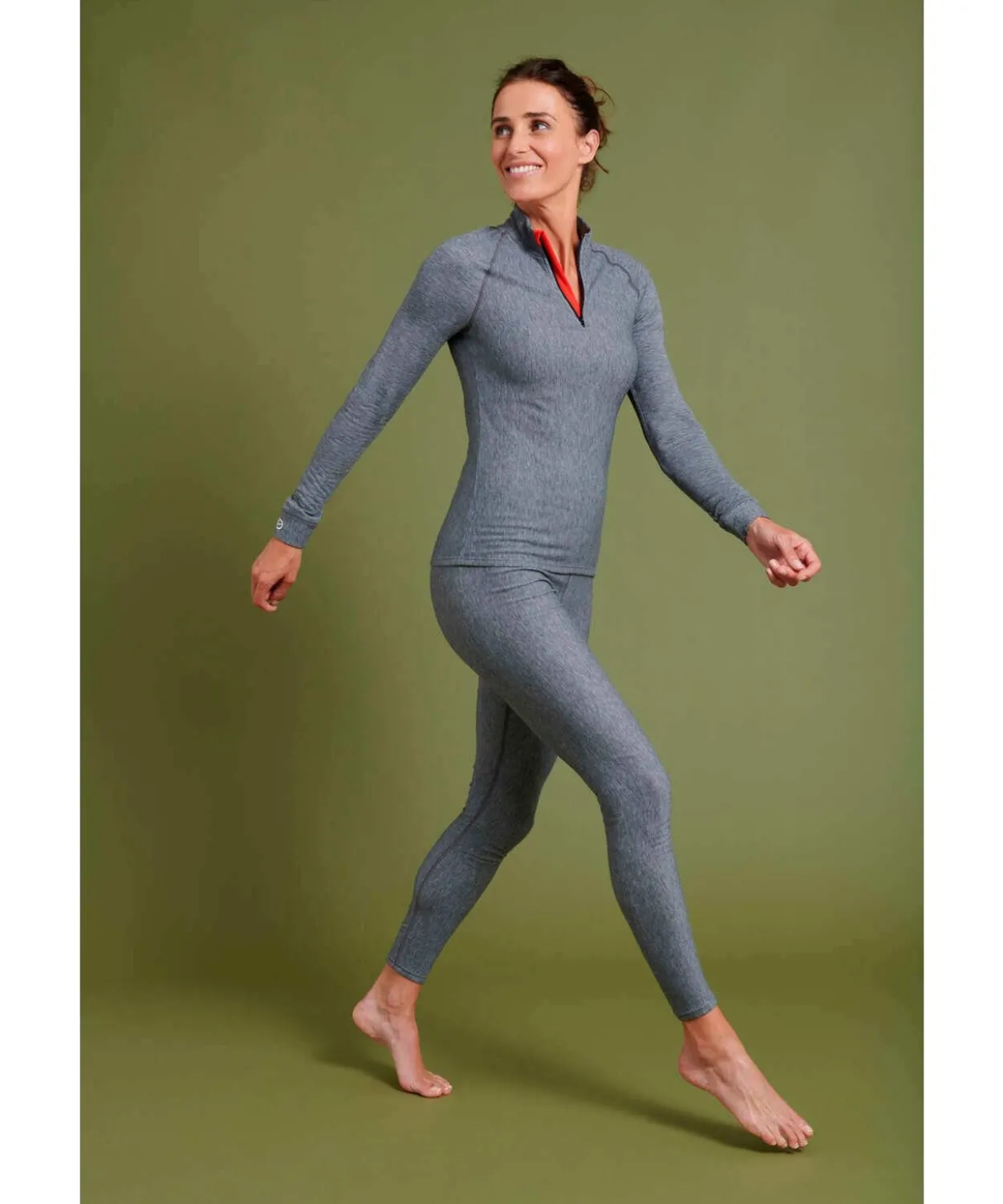 T-shirt col zippé Comfort Thermolactyl 5 femme