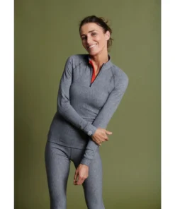 T-shirt col zippé Comfort Thermolactyl 5 femme