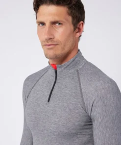 T-shirt col zippé Comfort Thermolactyl 4 homme