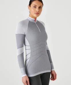 T-shirt col zippé Energy Thermolactyl 4 femme