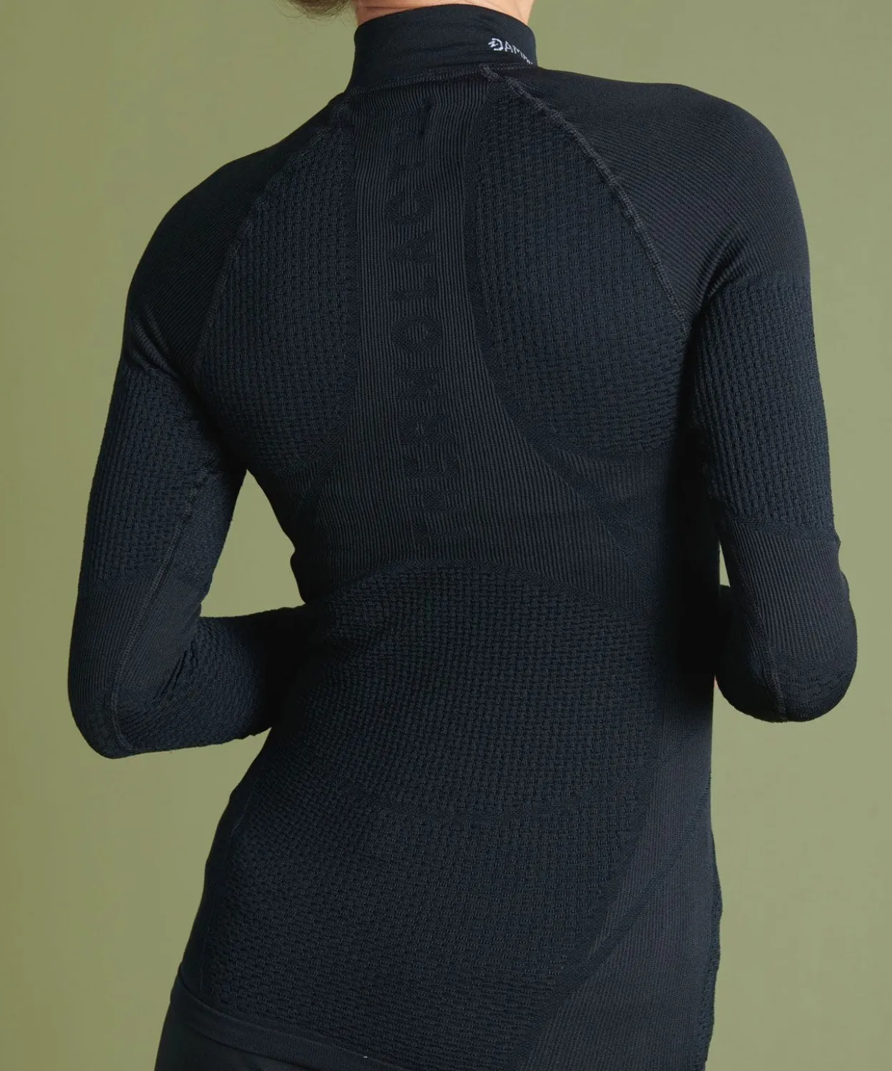 T-shirt col zippé Energy Thermolactyl 4 femme
