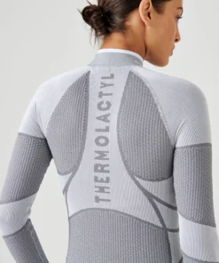T-shirt col zippé Energy Thermolactyl 4 femme